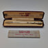 British Vintage Yard O' Red Rolled Gold Propelled Pencil in Case